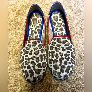 Rothy’s Mocha Spot Loafer Sz 9.5 EUC